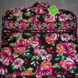 New Vera Bradley English Rose Garment Bag Last one